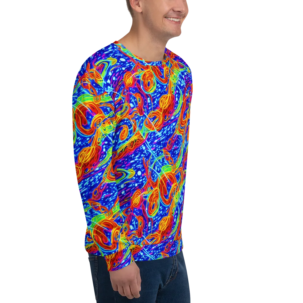 Molten Wave on Sweatshirt — Right Front