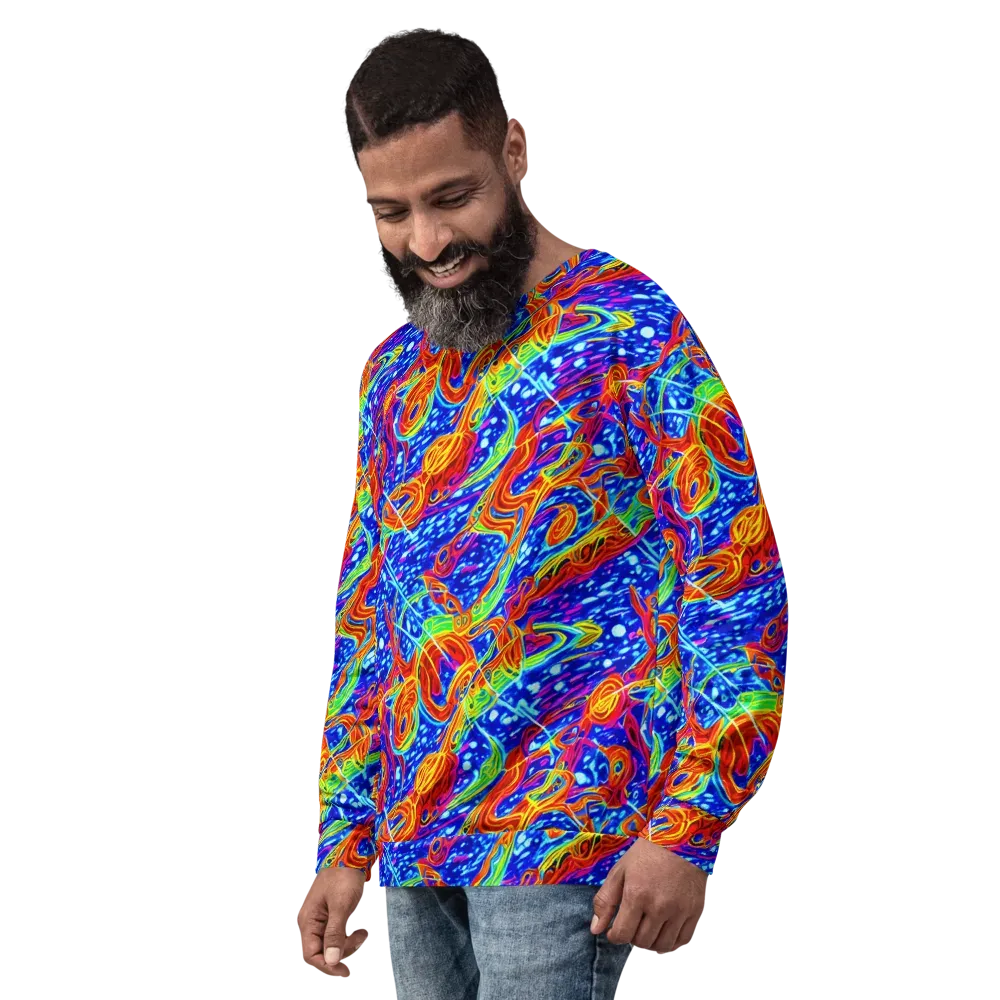 Molten Wave on Sweatshirt — Left Front