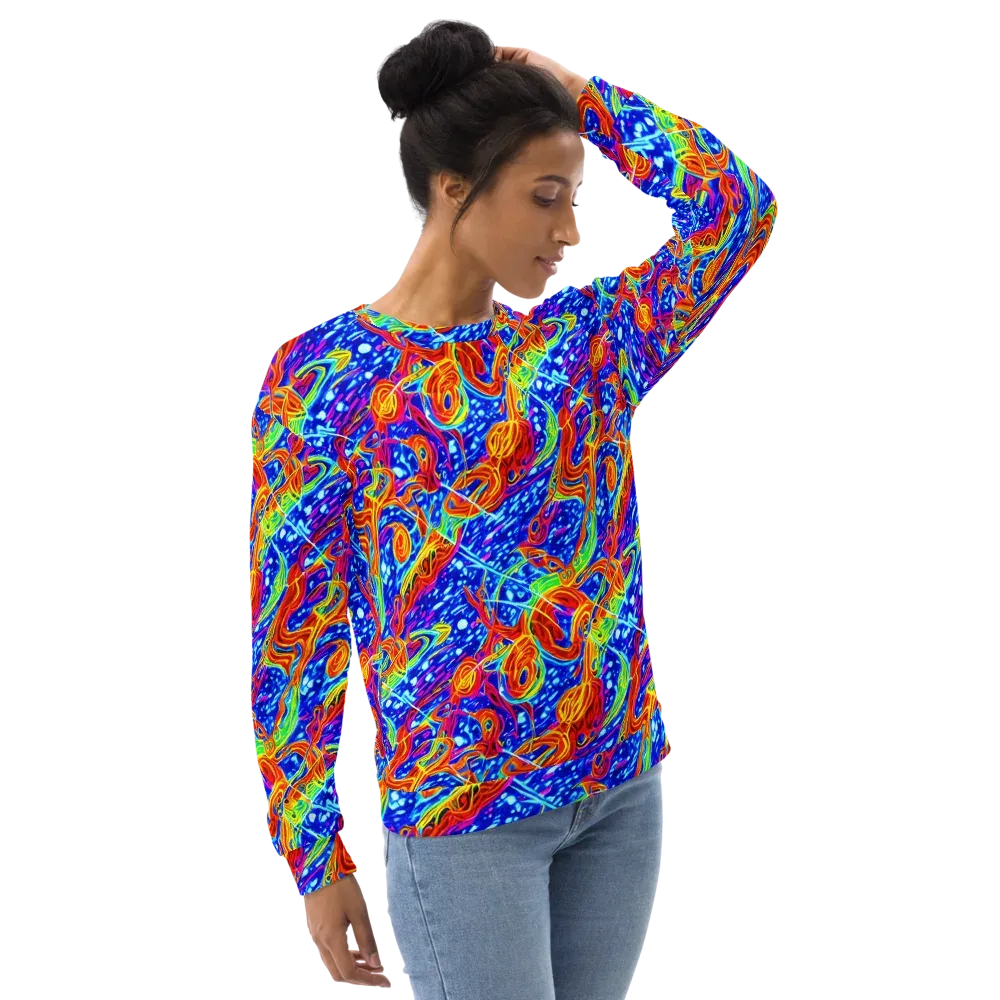 Molten Wave on Sweatshirt — Right Front