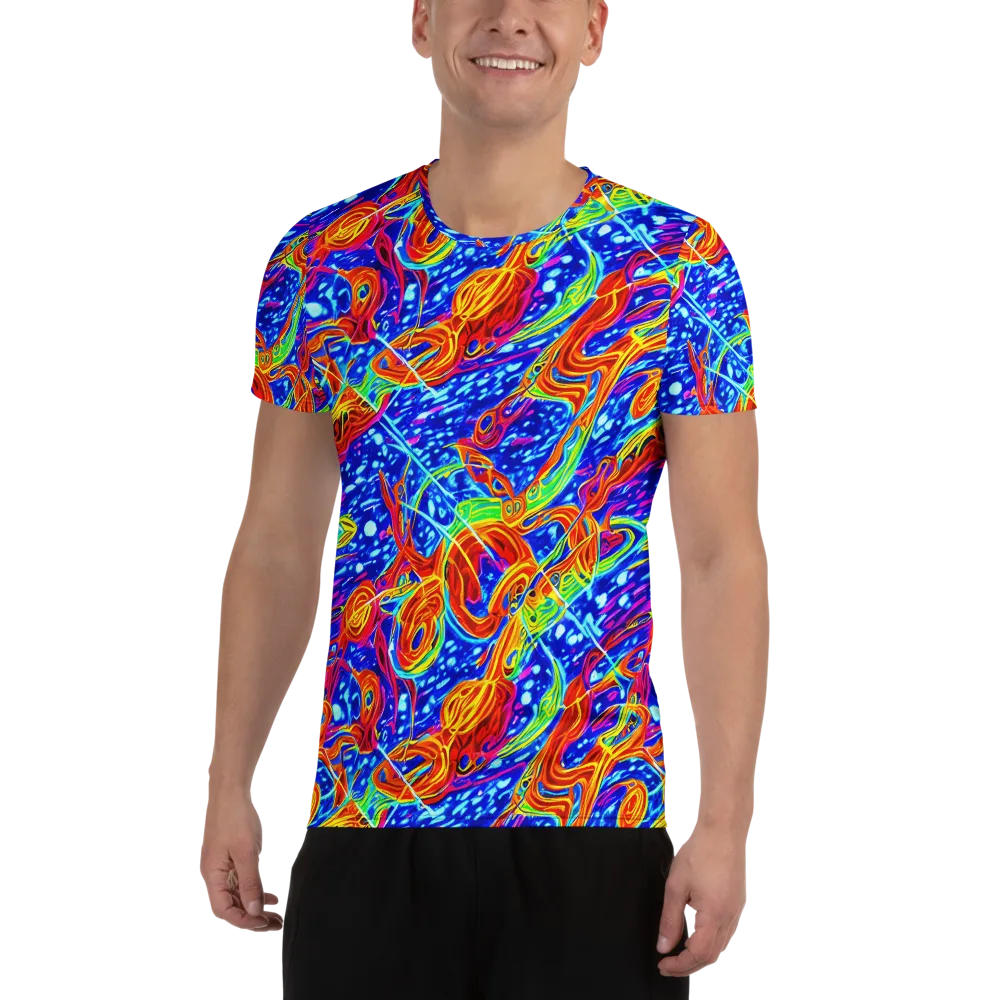 Molten Wave on Men's Athletic T-Shirt — Front
