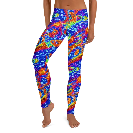 Molten Wave on a Leggings