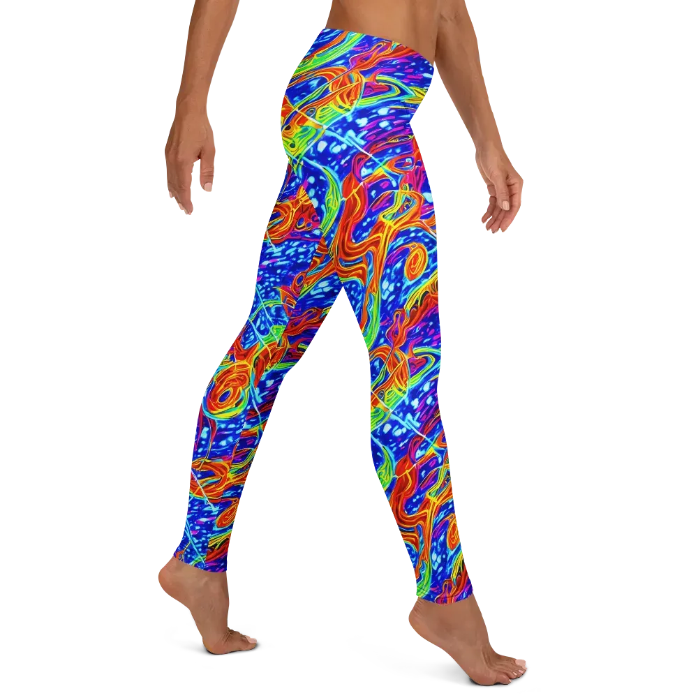 Molten Wave on Leggings — Right