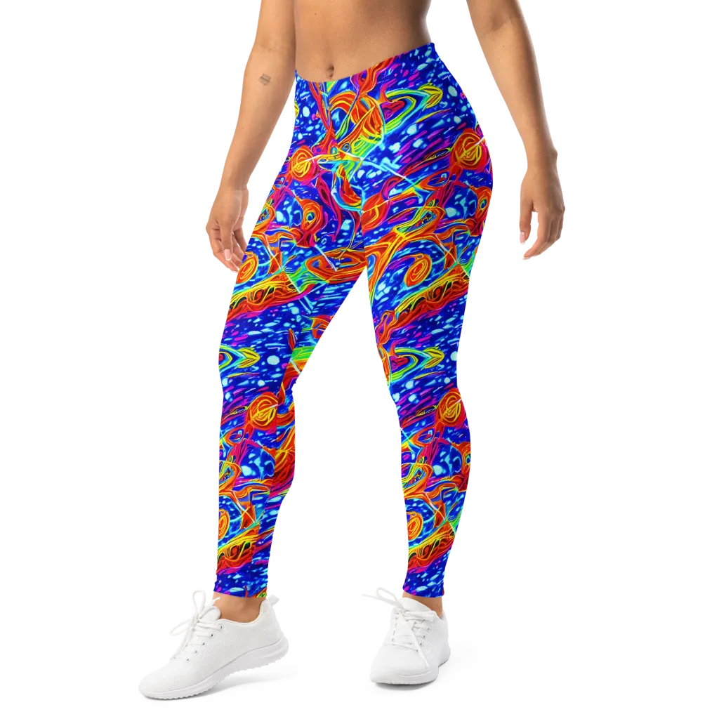 Molten Wave on Leggings — Left Front