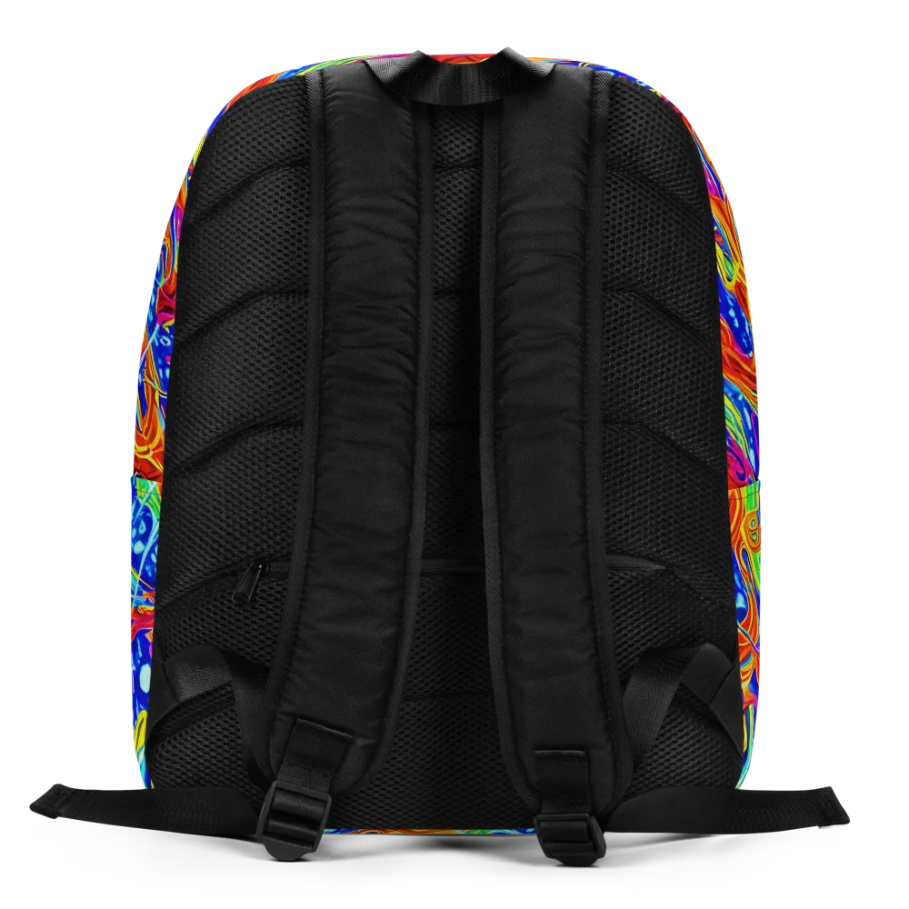 Molten Wave on Minimalist Backpack — Back