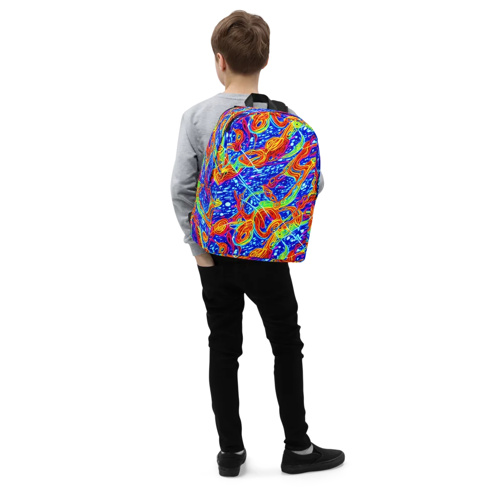 Molten Wave on Minimalist Backpack — Right Front