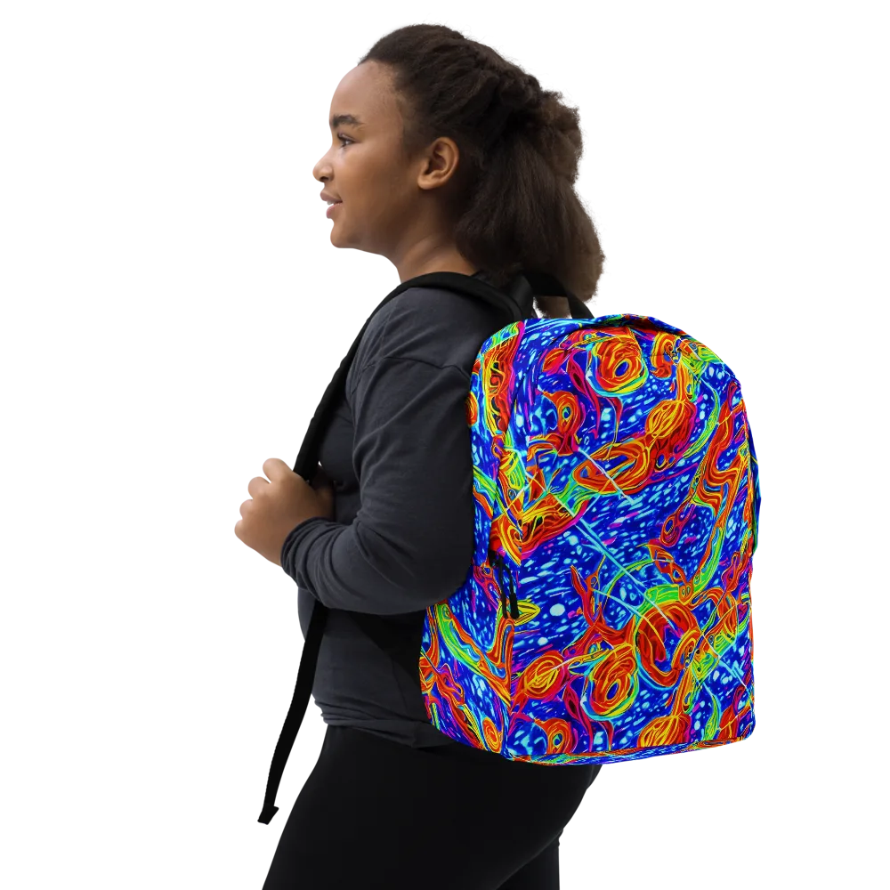 Molten Wave on Minimalist Backpack — Right Front