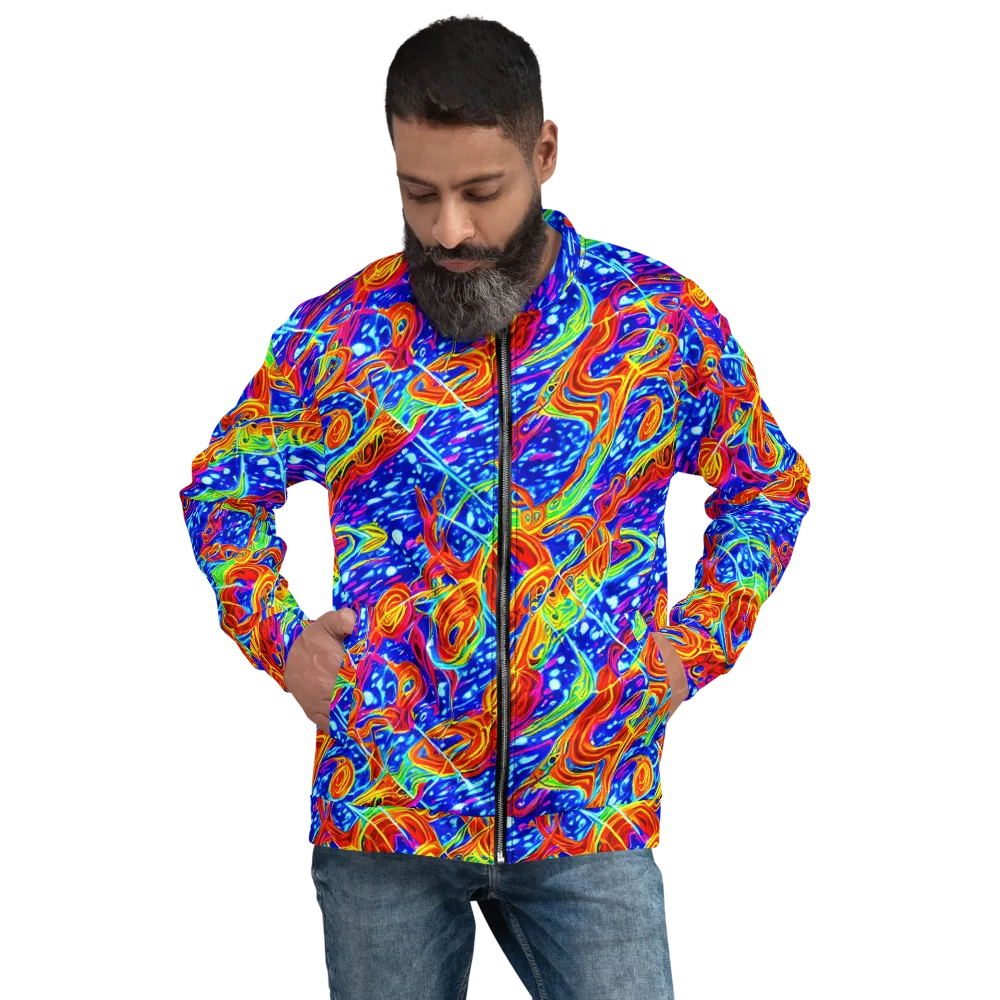 Molten Wave on Bomber Jacket — Front