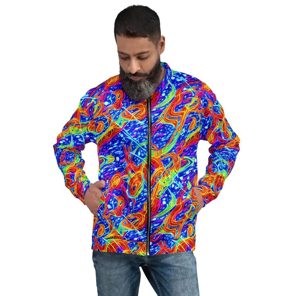 Molten Wave on Bomber Jacket — Front