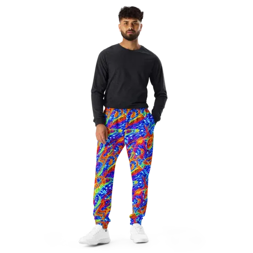 Molten Wave on a Men's Joggers