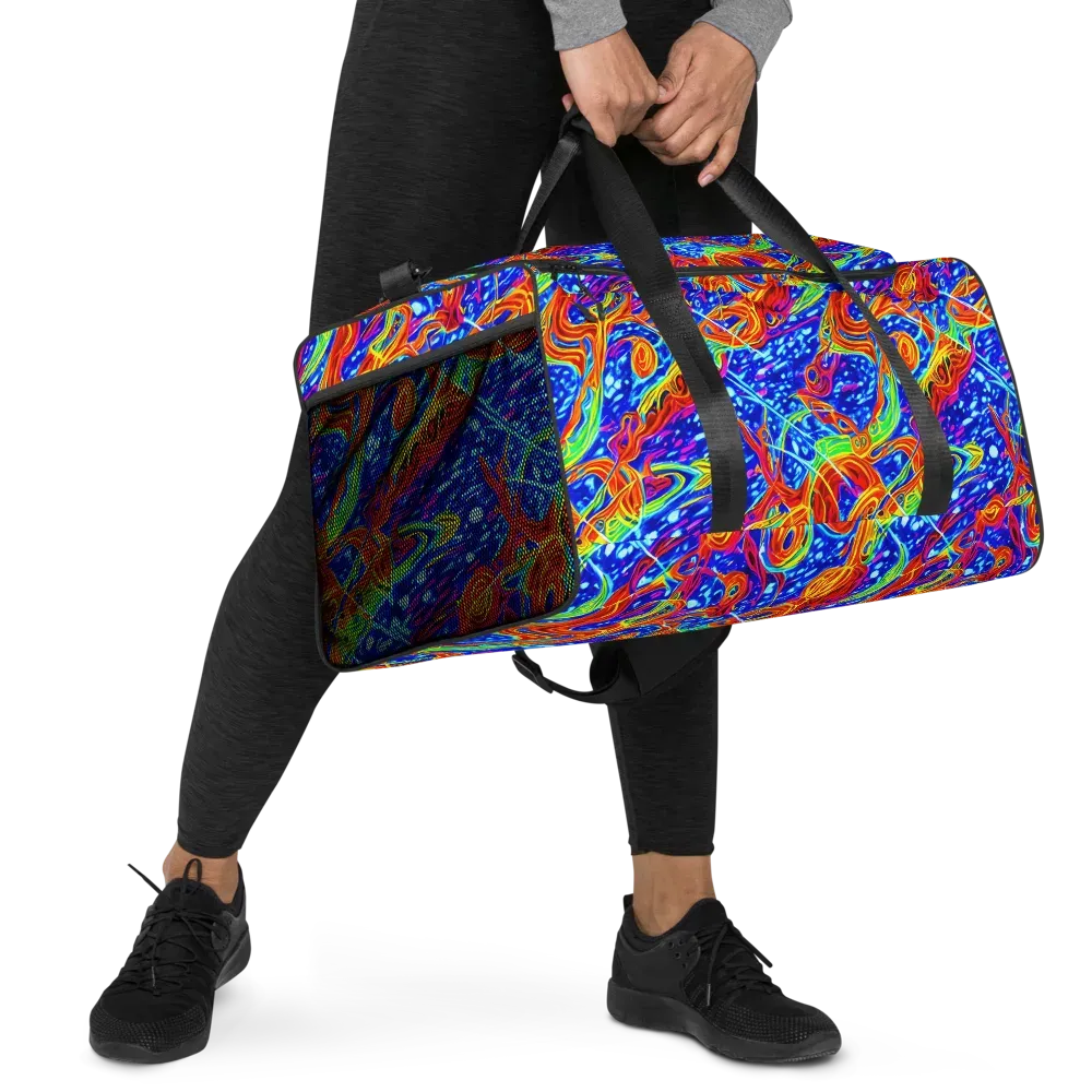 Molten Wave on Duffle Bag — Right Front