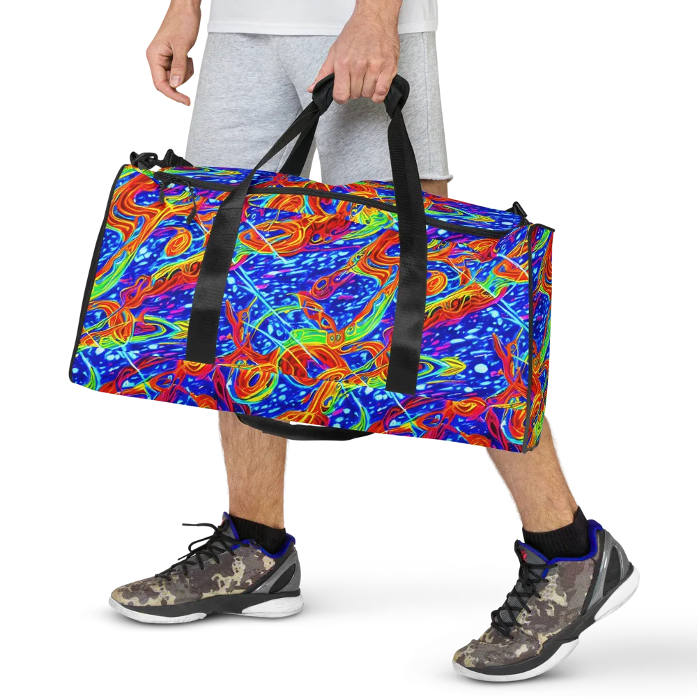Molten Wave on Duffle Bag — Front