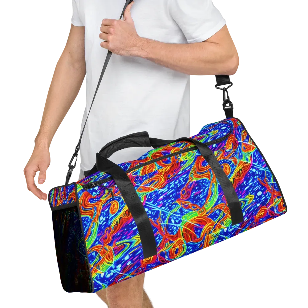 Molten Wave on Duffle Bag — Right Front