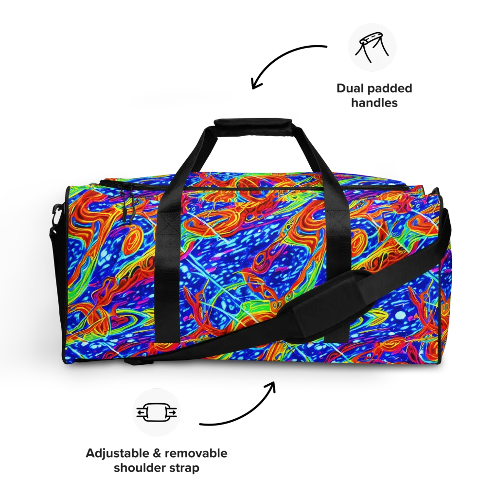 Molten Wave on Duffle Bag — Front