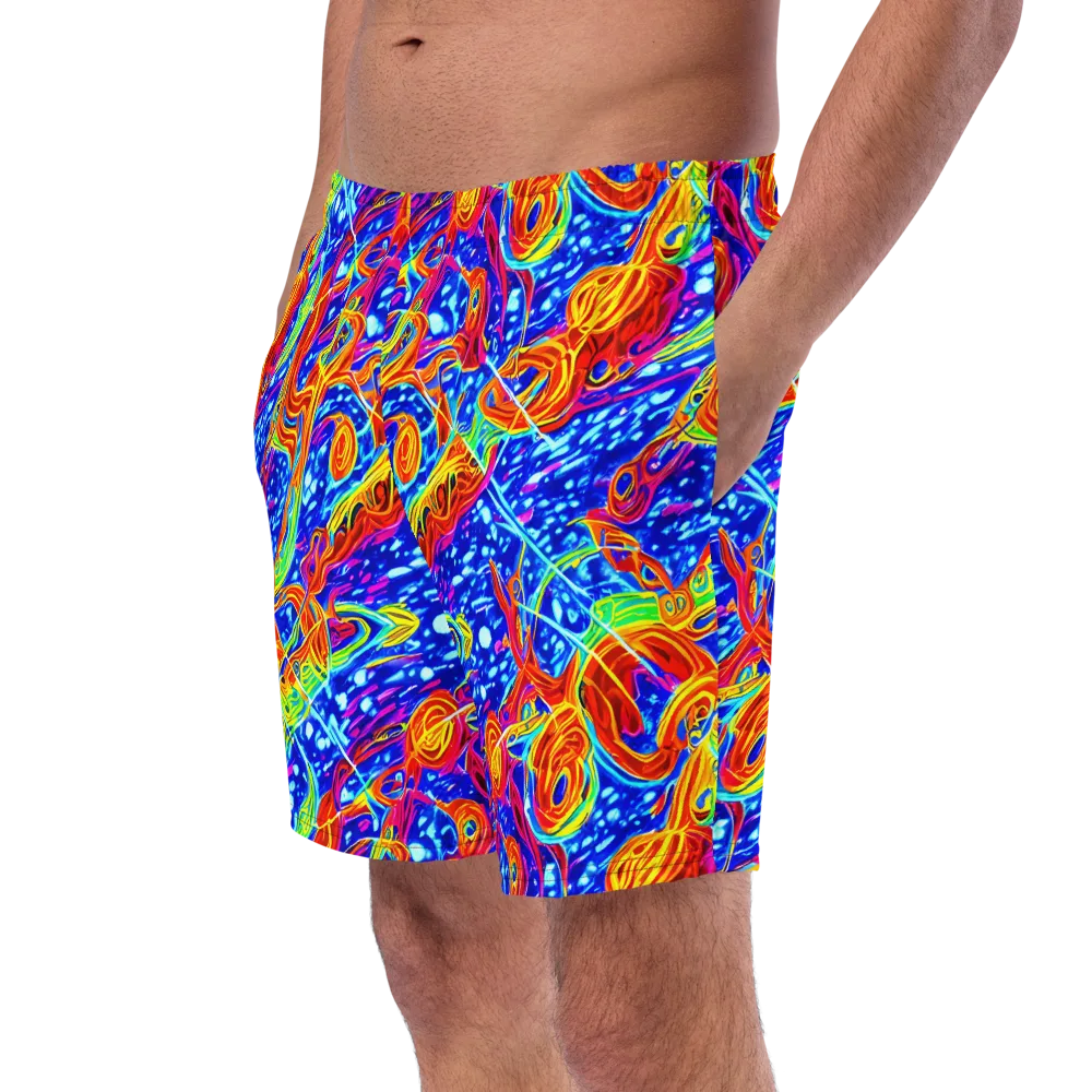 Molten Wave on Swim Trunks — Left Front