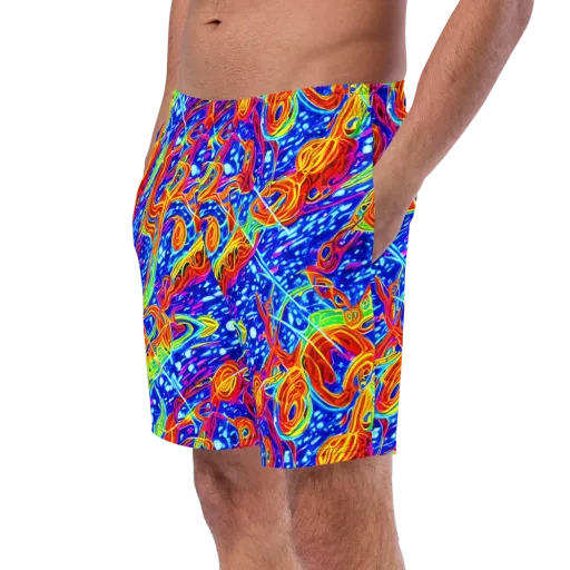 Molten Wave on a Swim Trunks