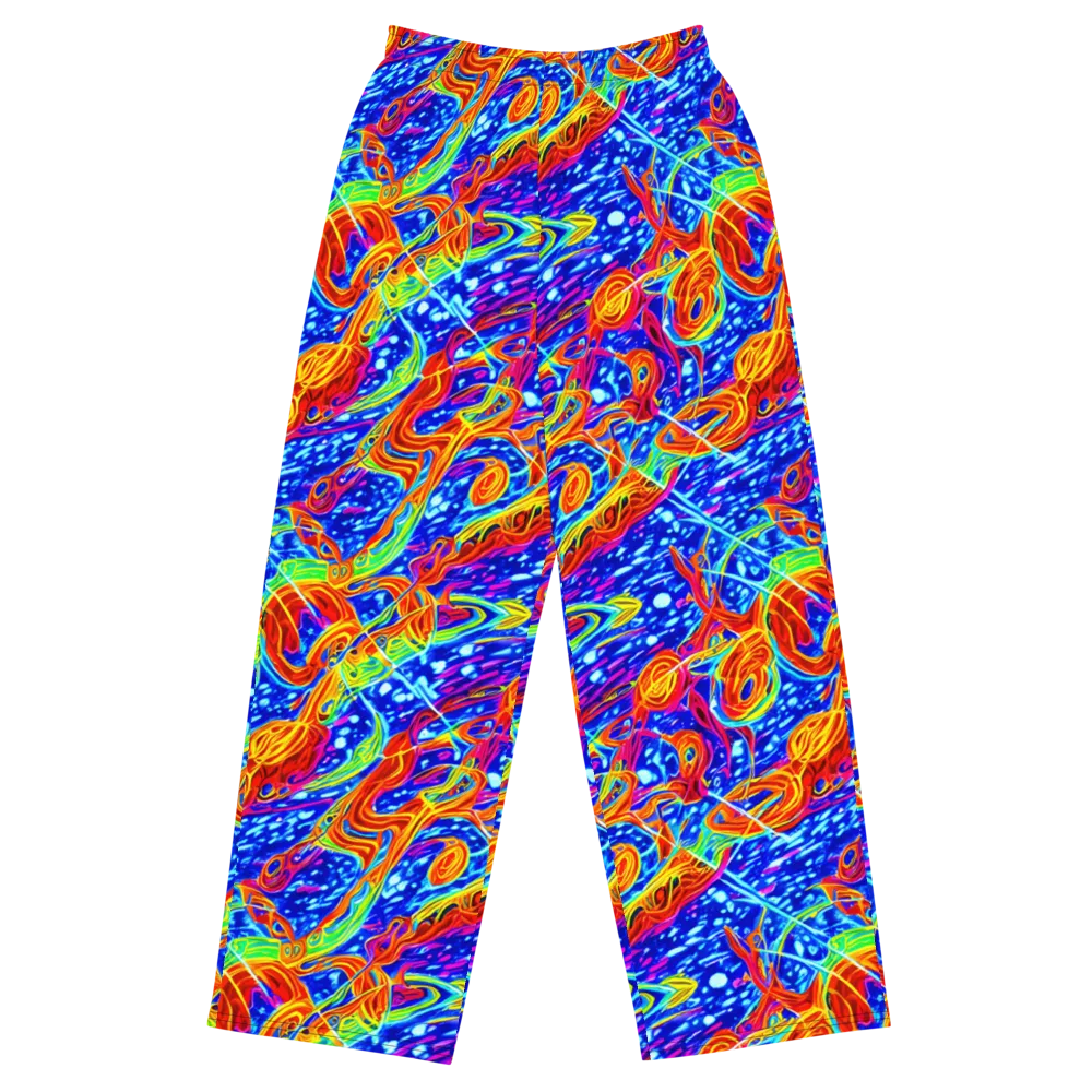 Molten Wave on Wide-Leg Pants — Front