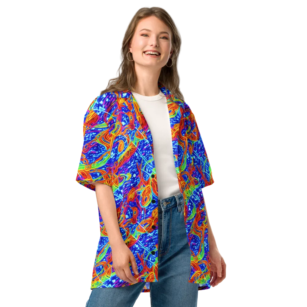 Molten Wave on Button Shirt — Front
