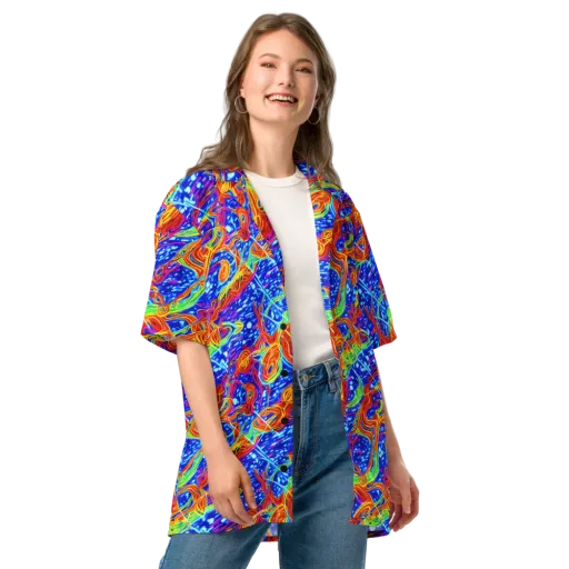 Molten Wave on a Button Shirt