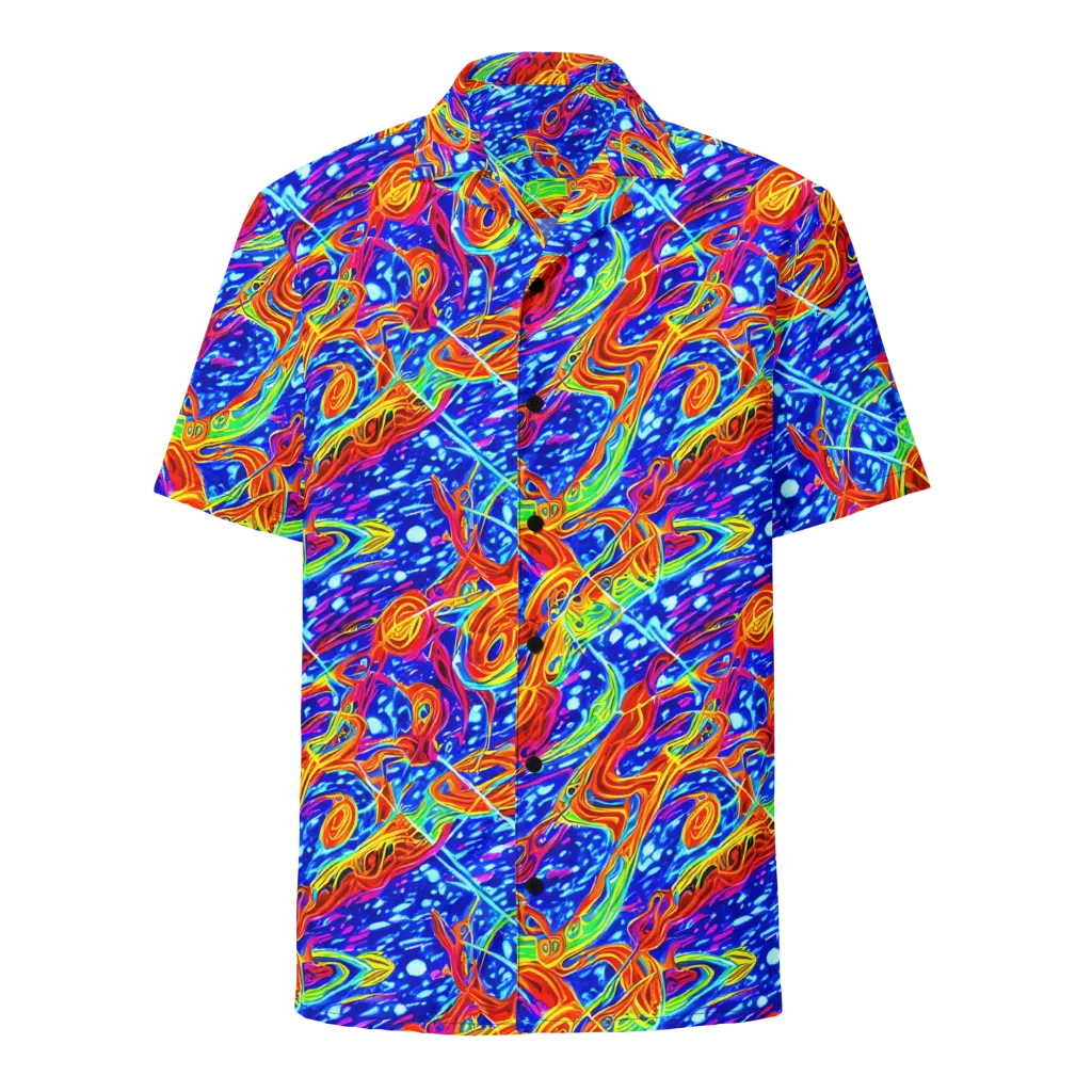 Molten Wave on Button Shirt — Front