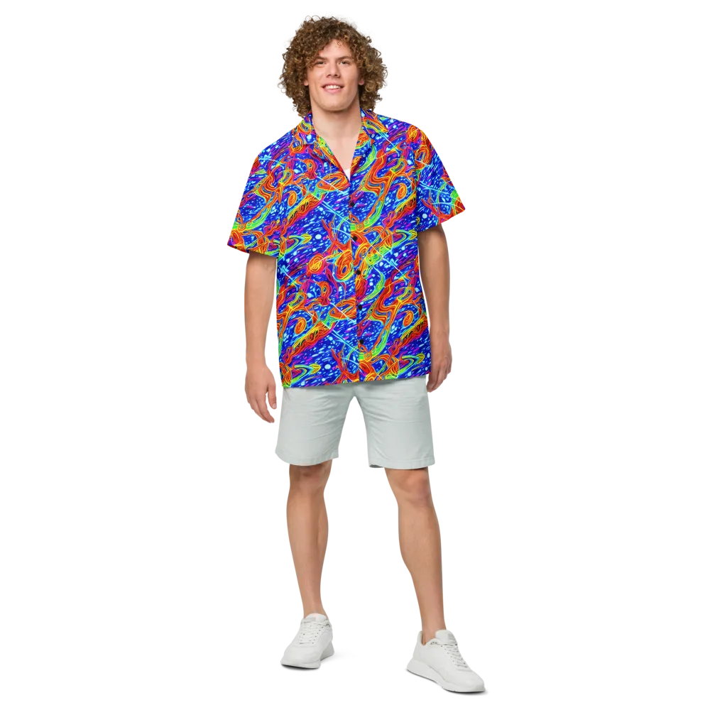 Molten Wave on Button Shirt — Front
