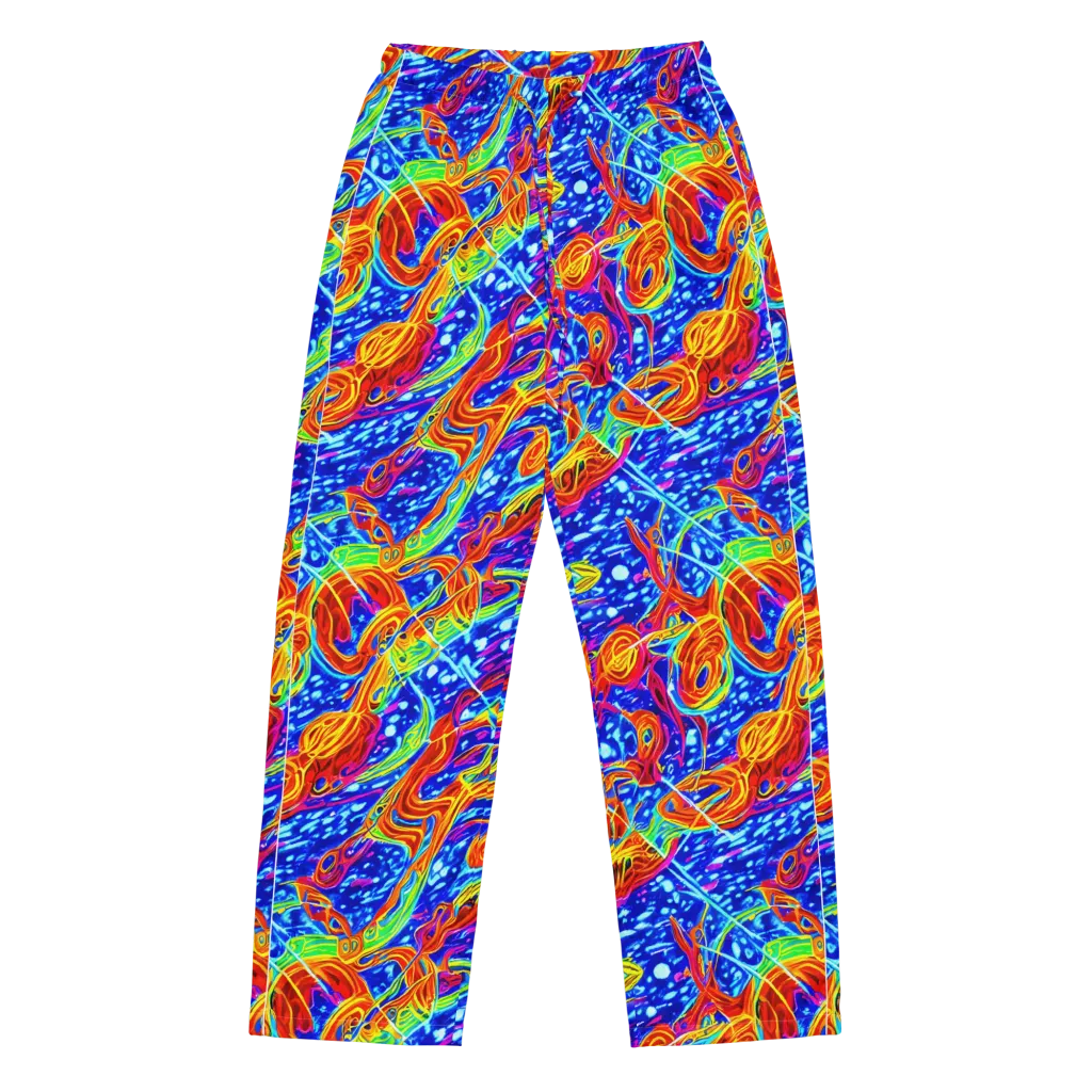 Molten Wave on Women's Pajama Pants — Front