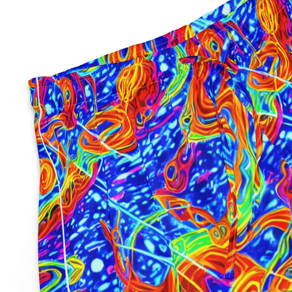 Molten Wave on Women's Pajama Shorts — Product details