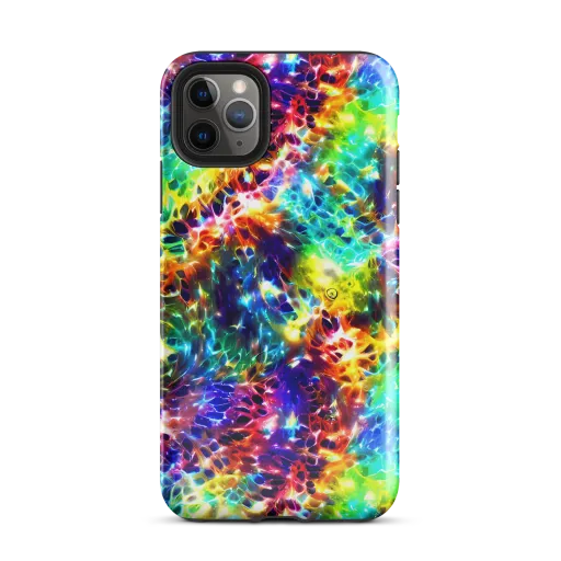Rainbow Static on a Tough Case for iPhone®