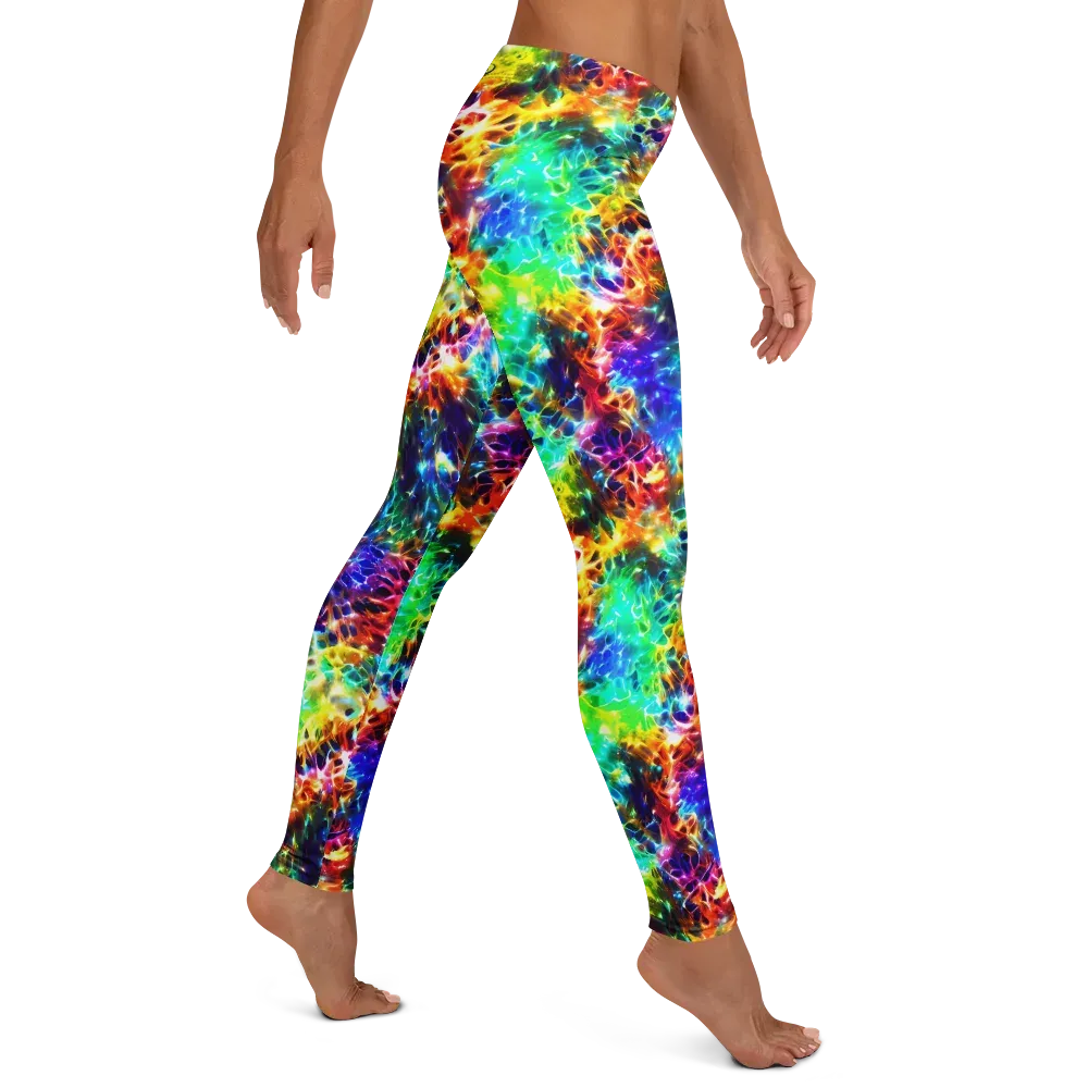 Rainbow Static on Leggings — Right