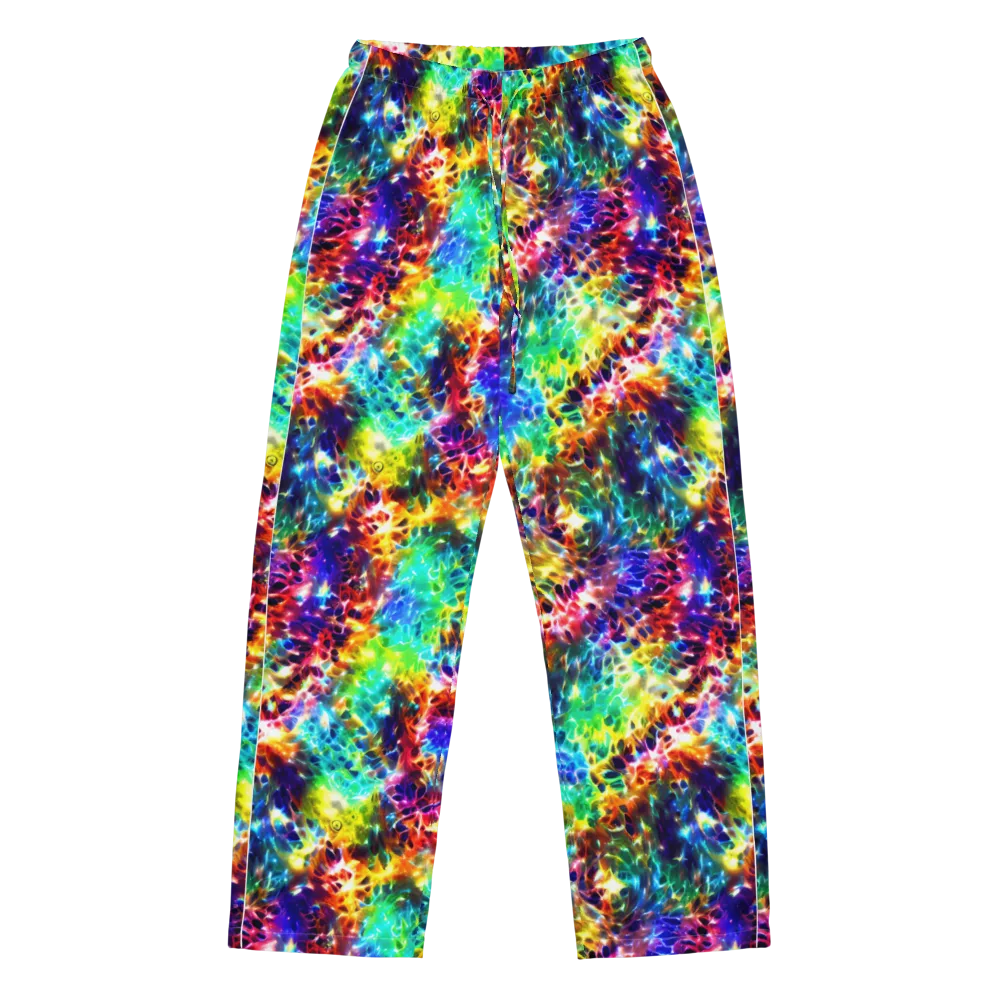 Rainbow Static on Women's Pajama Pants — Front