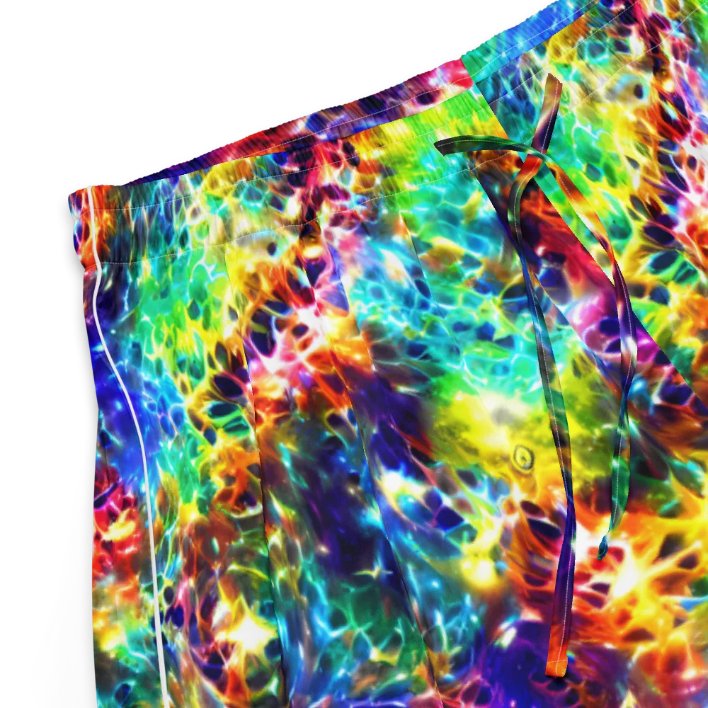 Rainbow Static on Women's Pajama Shorts — Product details