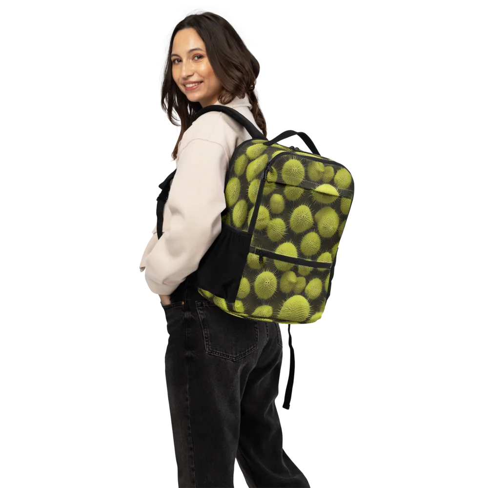Lime Thorn on Utility Backpack — Back