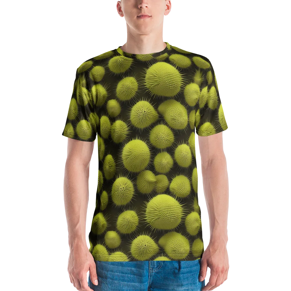 Lime Thorn on Men's Crew Neck T-Shirt — Front