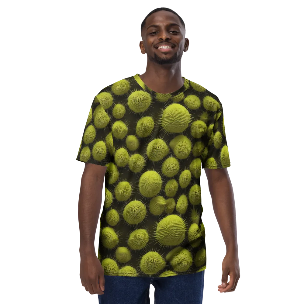 Lime Thorn on Men's Crew Neck T-Shirt — Front