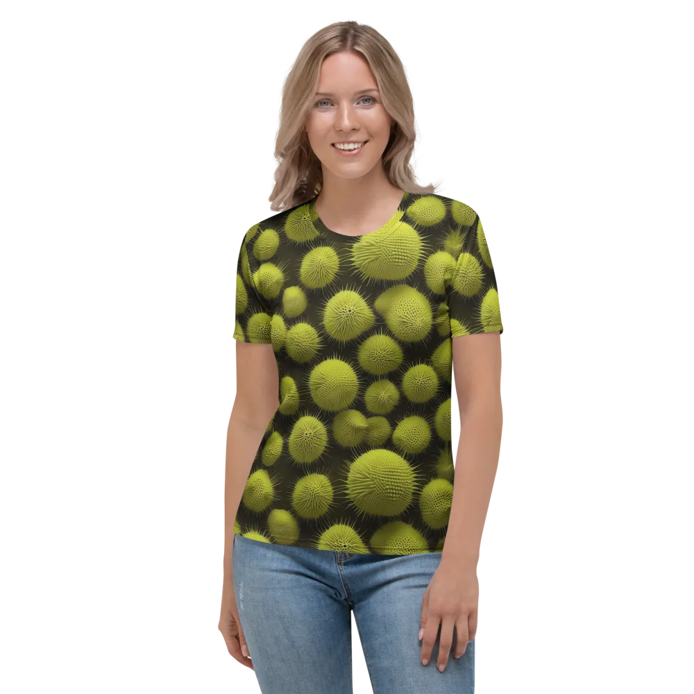 Lime Thorn on Women's Crew Neck T-Shirt — Front