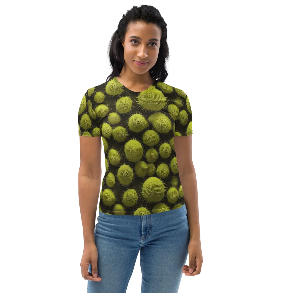 Lime Thorn on Women's Crew Neck T-Shirt — Front