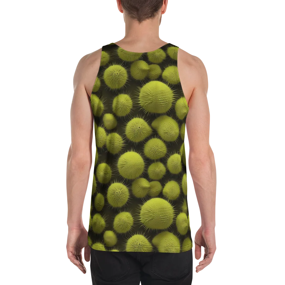 Lime Thorn on Men's Tank Top — Back