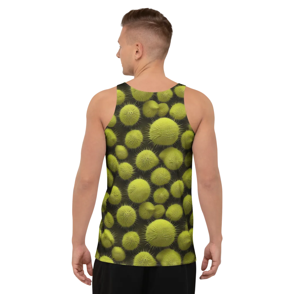 Lime Thorn on Men's Tank Top — Back