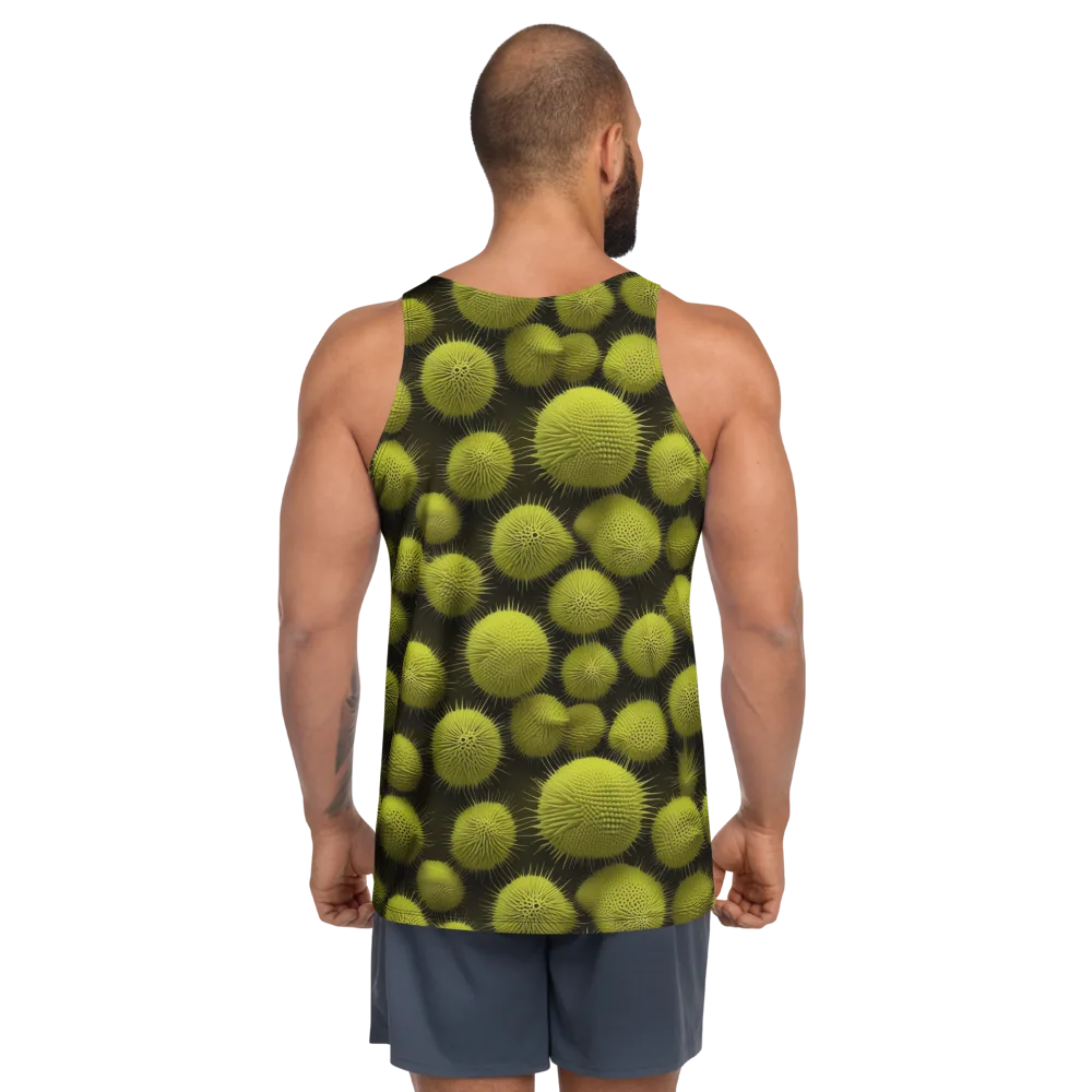 Lime Thorn on Men's Tank Top — Back