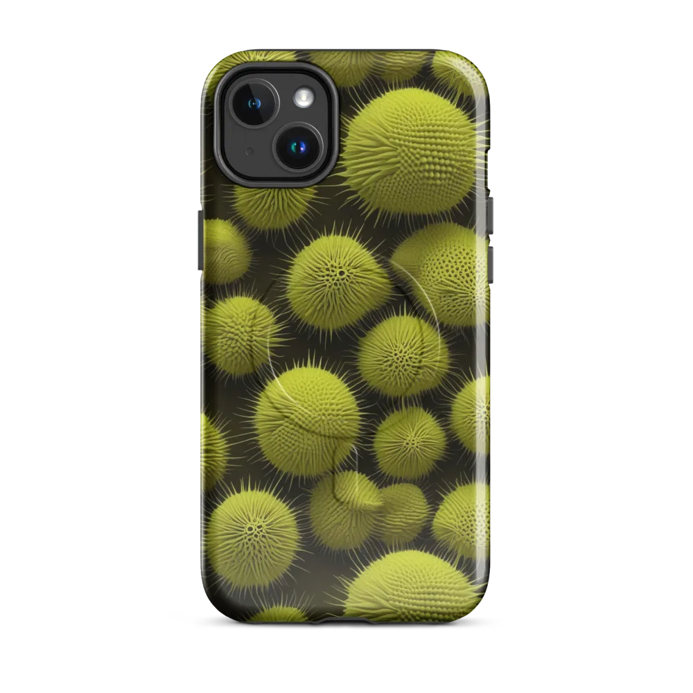 Lime Thorn on MagSafe Tough Case for iPhone® — Front