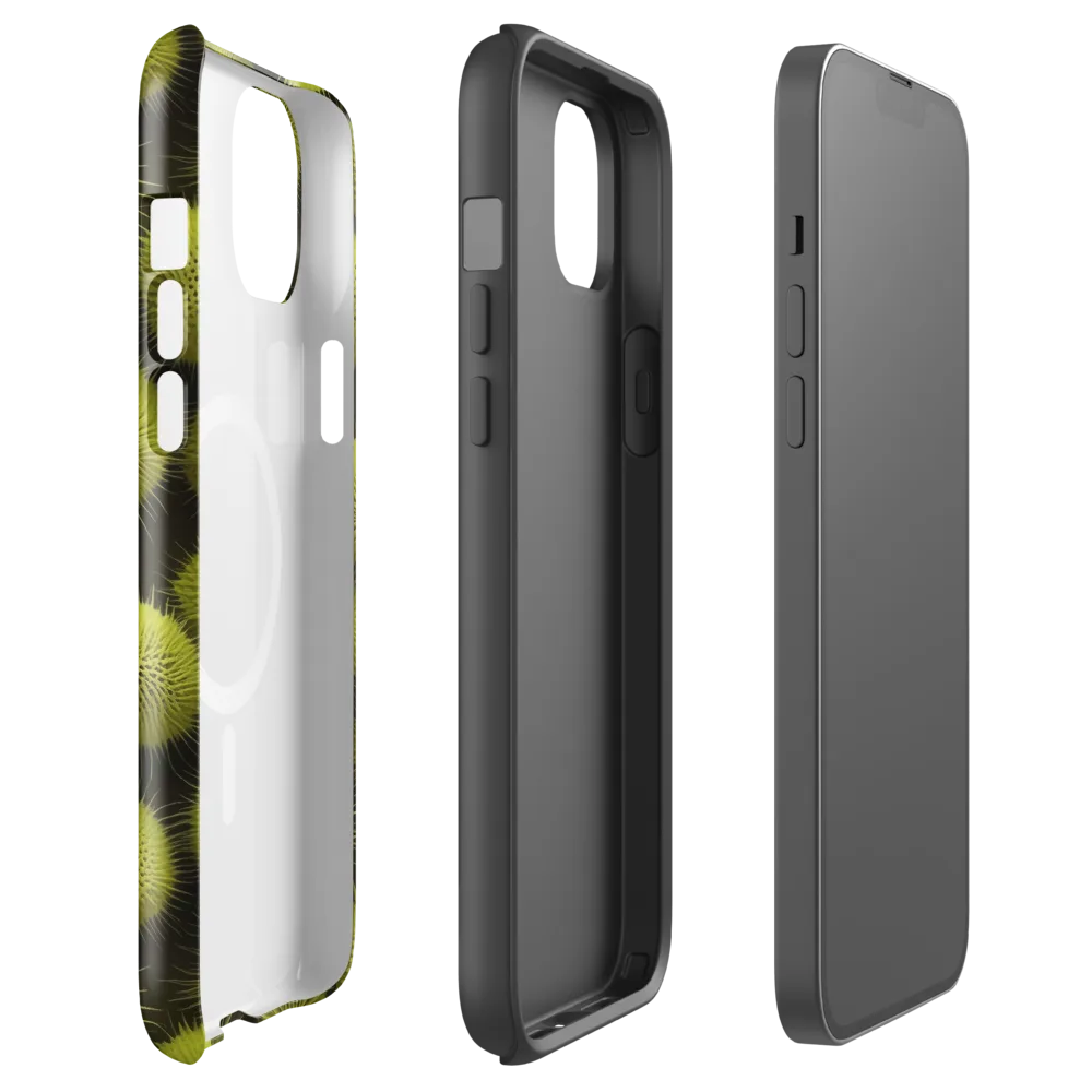 Lime Thorn on MagSafe Tough Case for iPhone® — Front