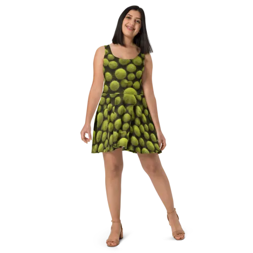 Lime Thorn on a Skater Dress