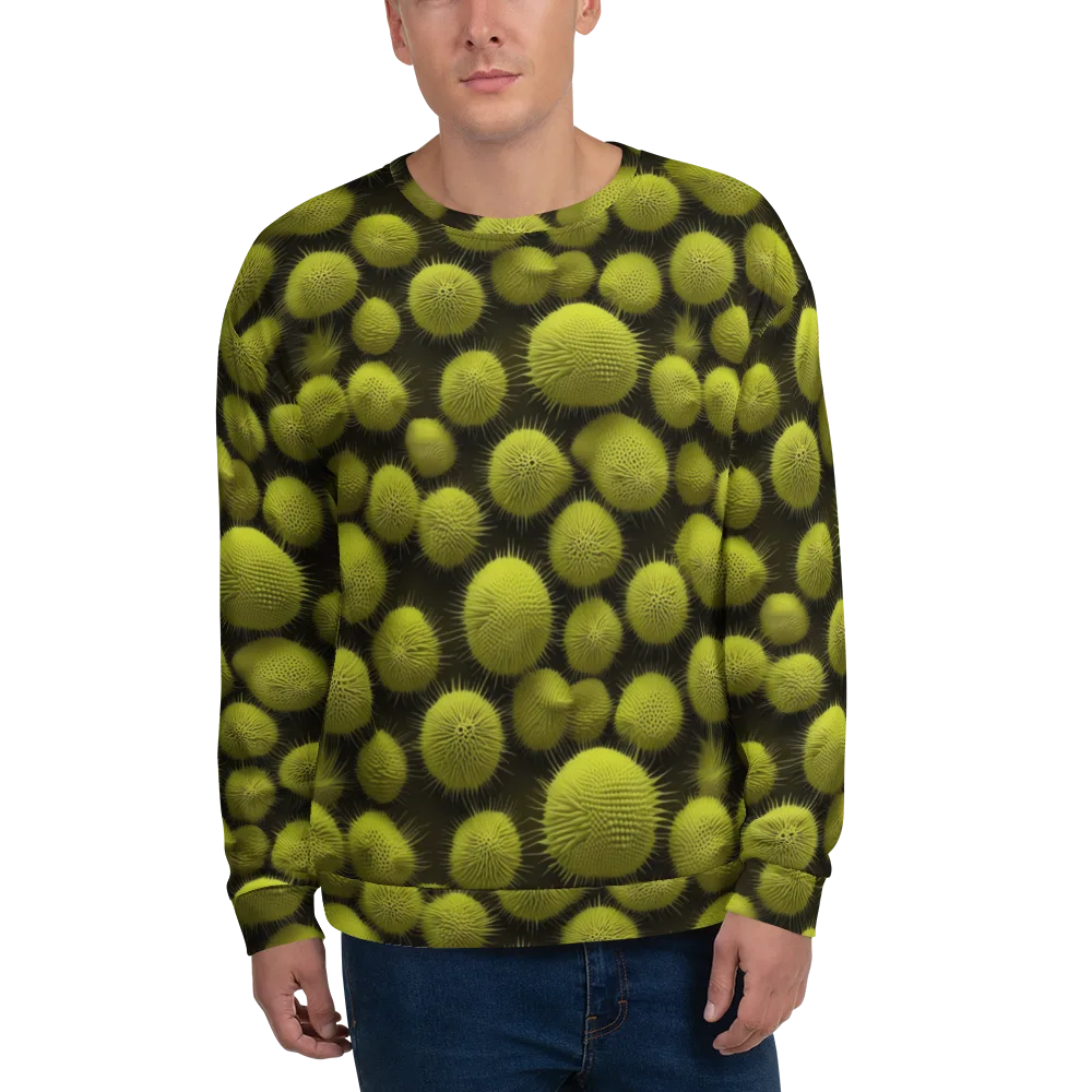 Lime Thorn on Sweatshirt — Front