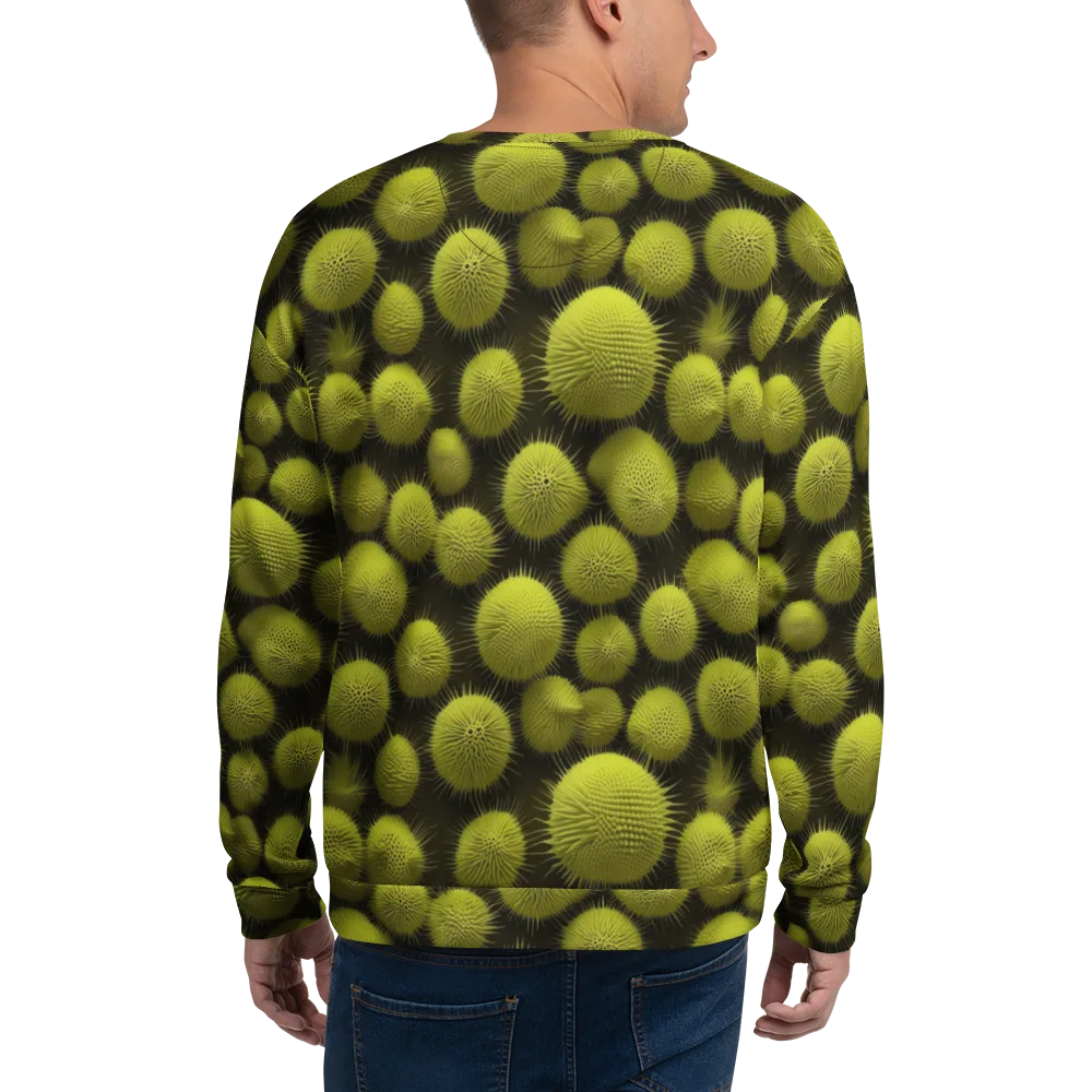 Lime Thorn on Sweatshirt — Back