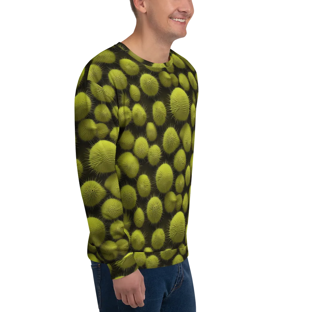 Lime Thorn on Sweatshirt — Right Front
