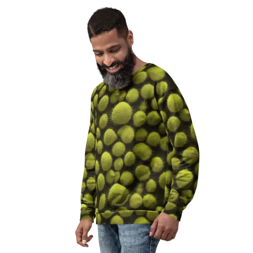 Lime Thorn on a Sweatshirt