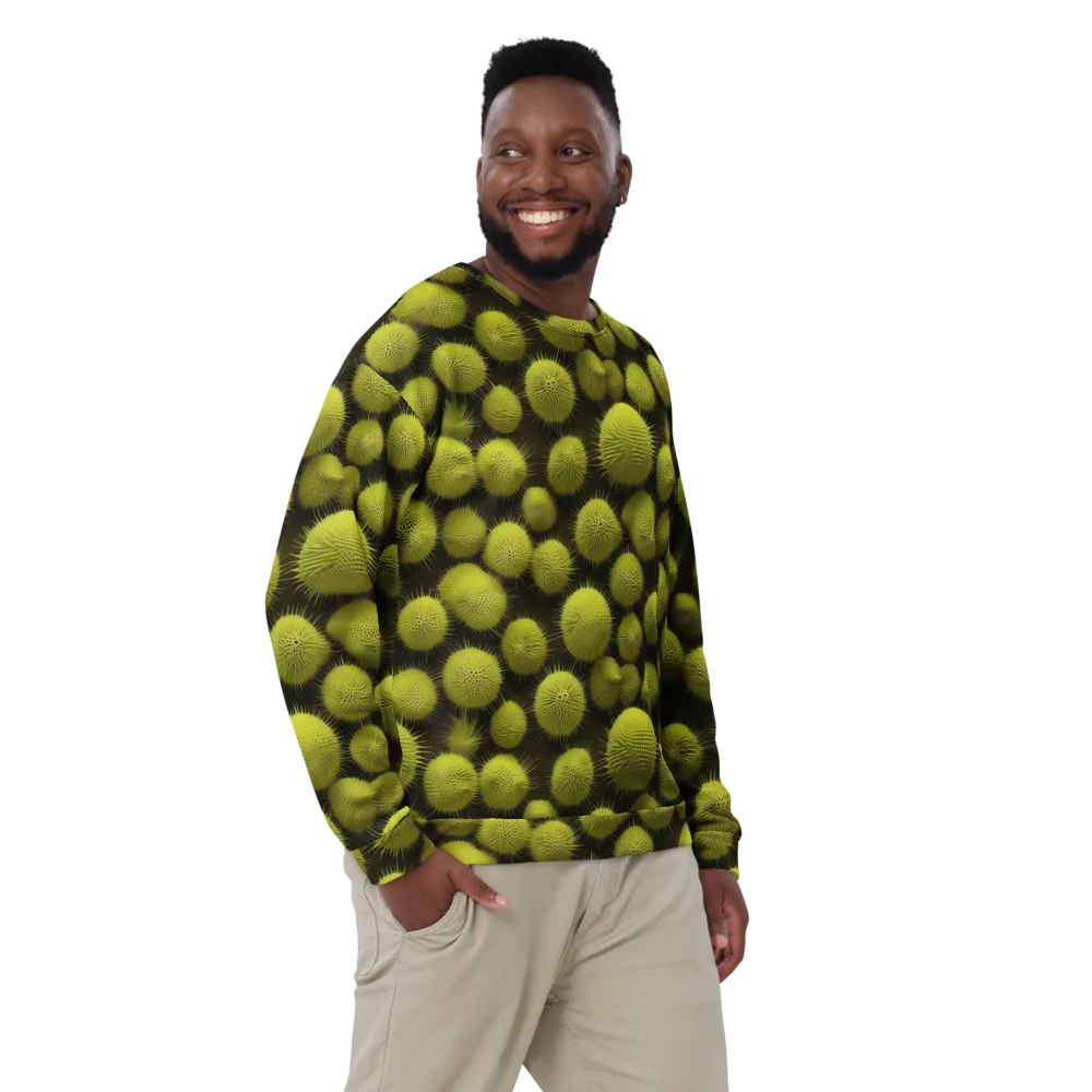 Lime Thorn on Sweatshirt — Front