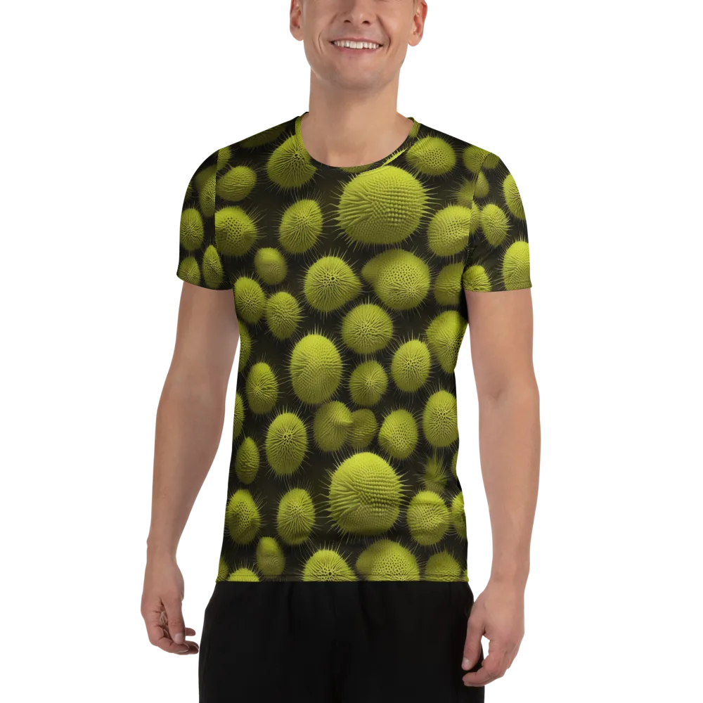 Lime Thorn on Men's Athletic T-Shirt — Front