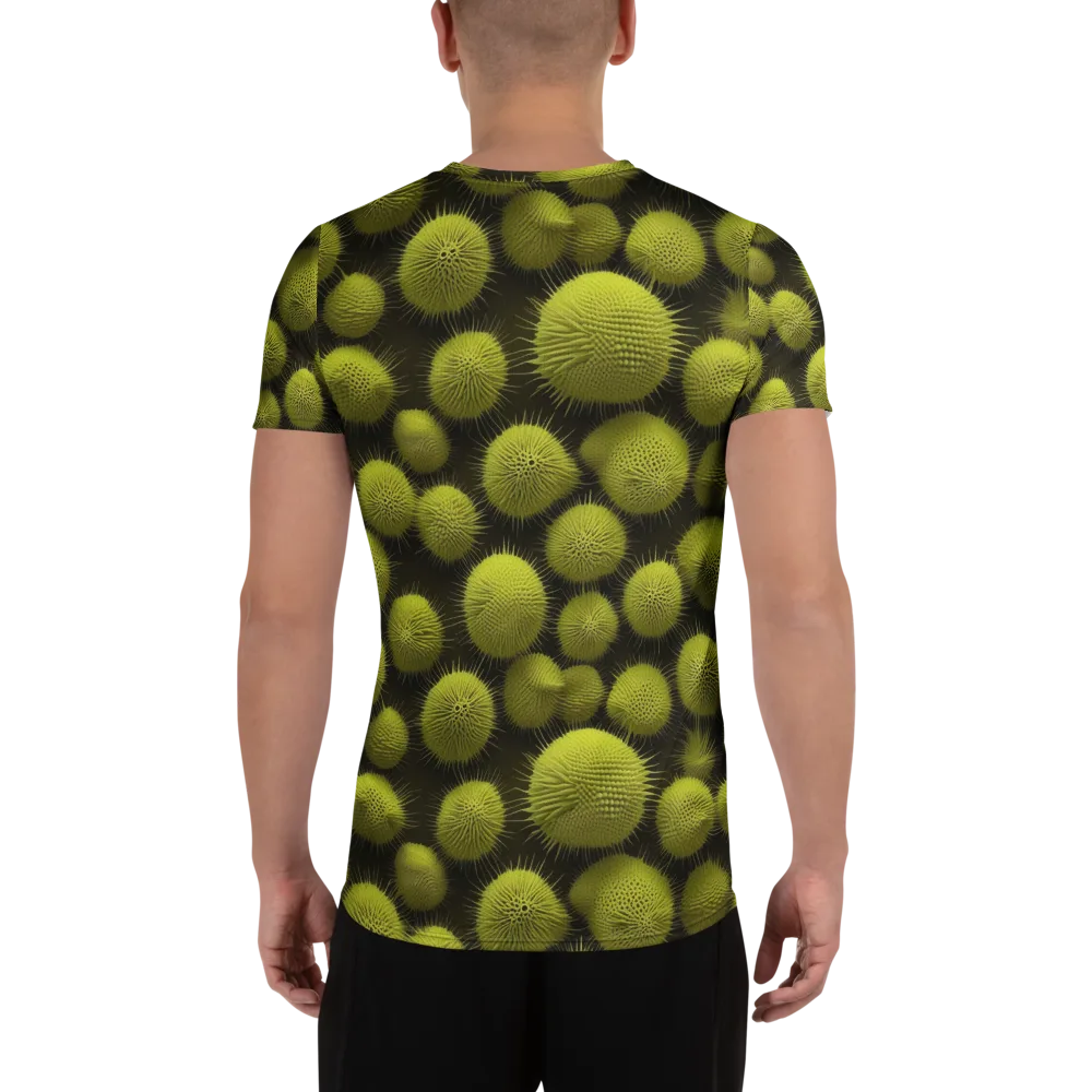 Lime Thorn on Men's Athletic T-Shirt — Back
