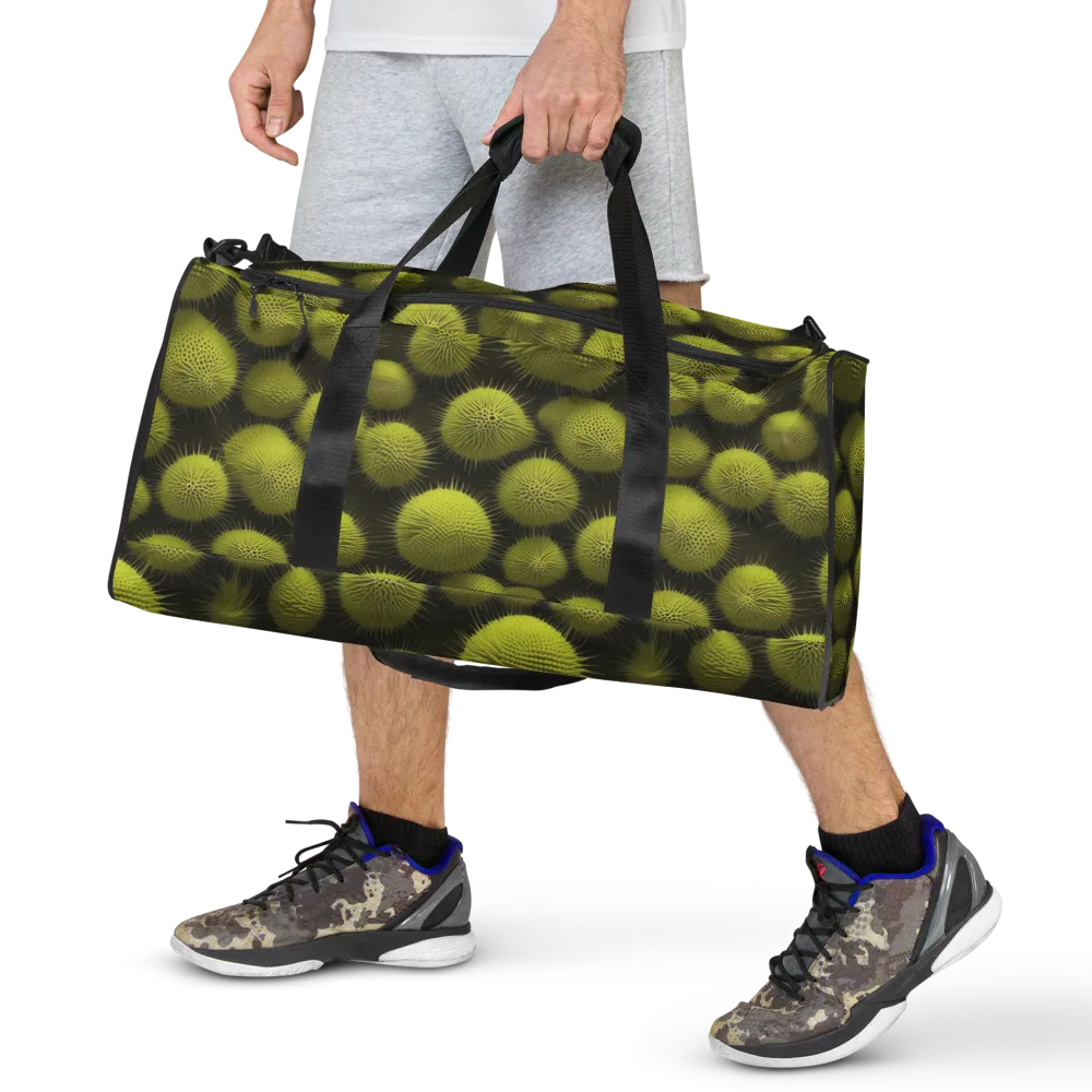 Lime Thorn on Duffle Bag — Front