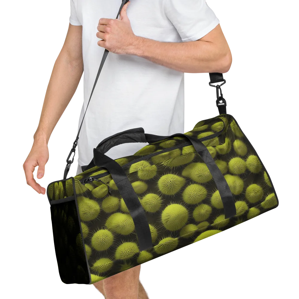 Lime Thorn on Duffle Bag — Right Front